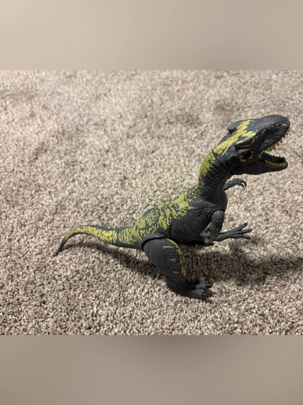 Jurassic World Green and Yellow Dinosaur Action Figure for Kids
